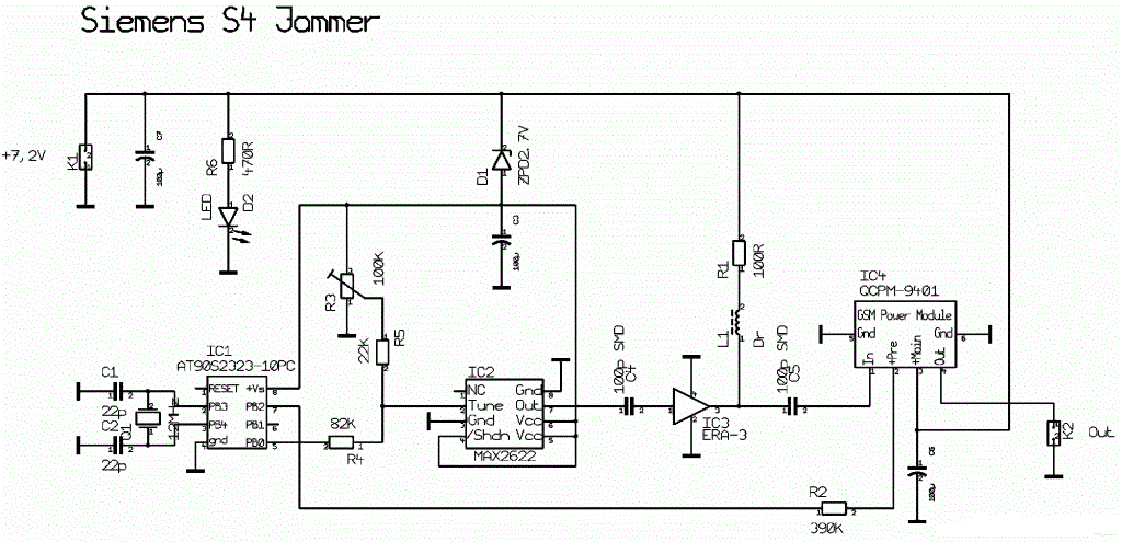 Схема глушилки радио, глушилка микрофонов своими руками